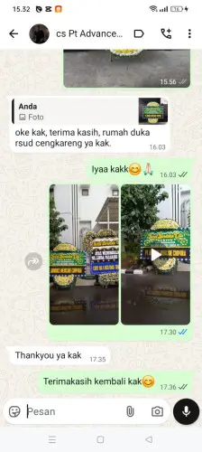 Testimonial Papan Bunga Pernikahan matraman