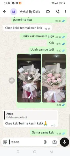 Testimonial Buket Bunga matraman