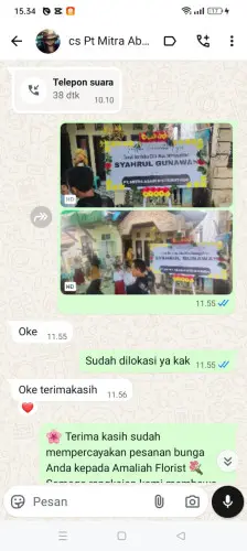 Testimonial Papan Bunga matraman