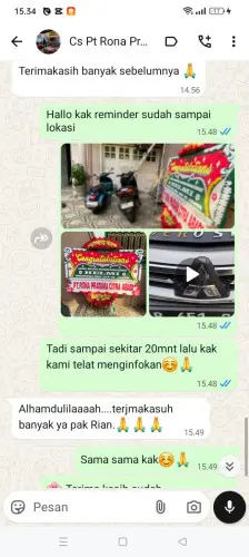 Testimonial Papan Bunga matraman