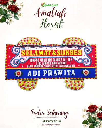 Karangan Bunga Ucapan Selamat matraman